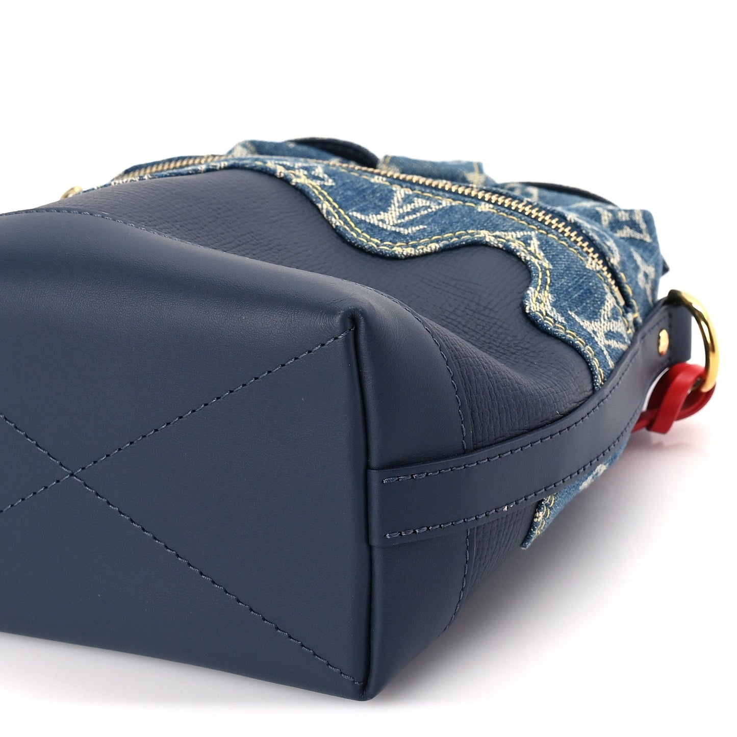 Louis Vuitton X NIGO Taurillon Monogram Denim Japanese Cruiser Blue
