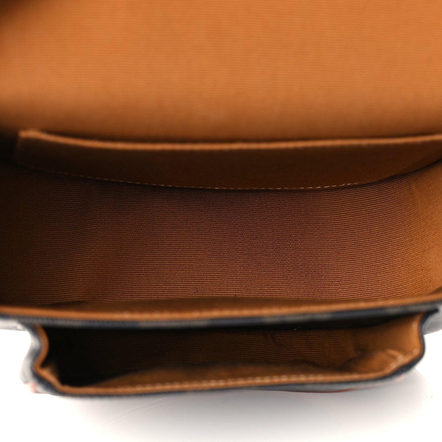 Celine Triomphe Canvas Medium Folco Bag Tan