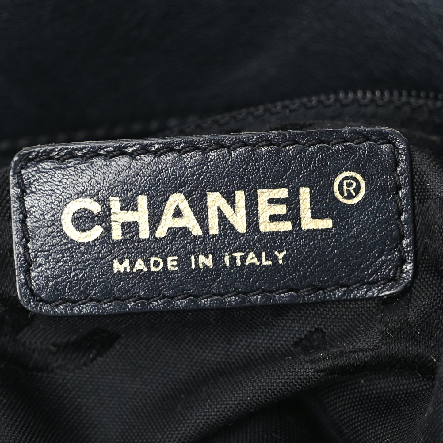 Chanel Straw Raffia Tote Black
