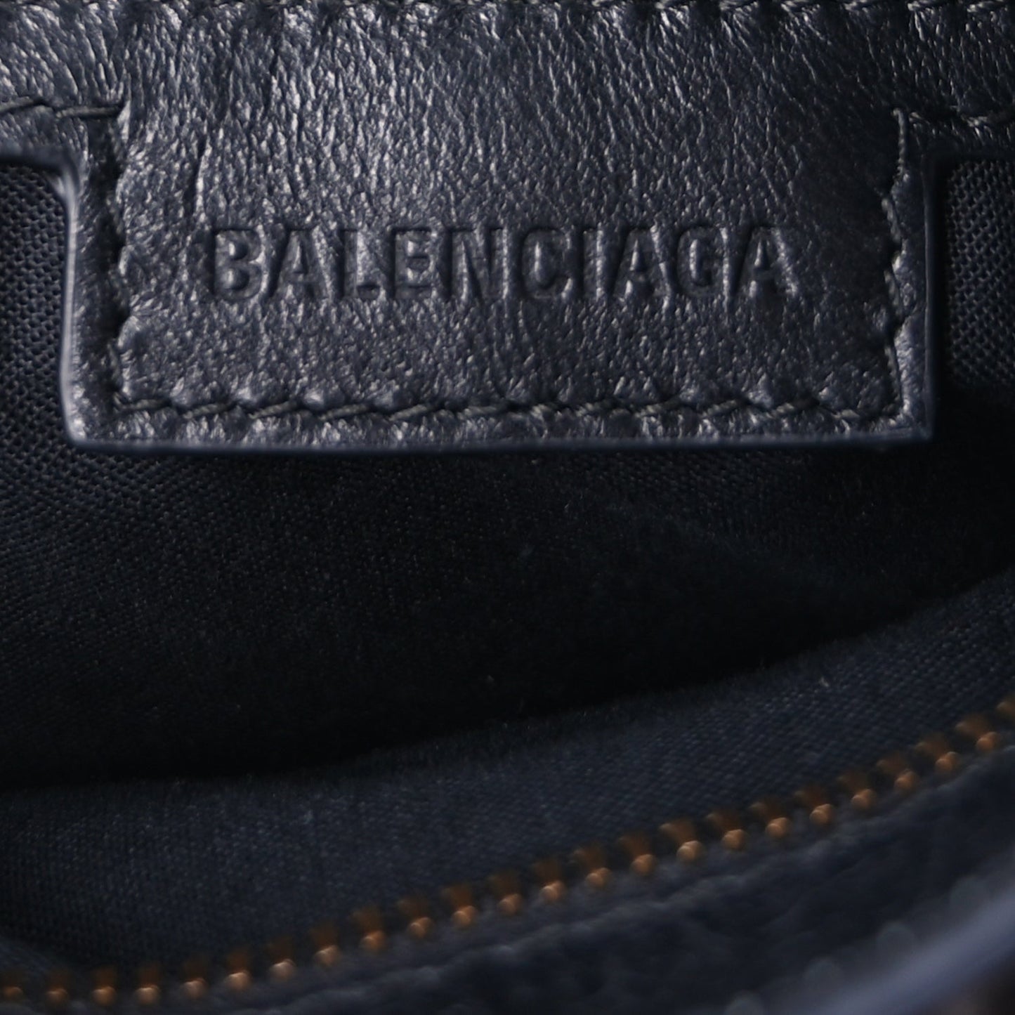 Balenciaga Agneau Arena Classic Hardware Small Le City  Black