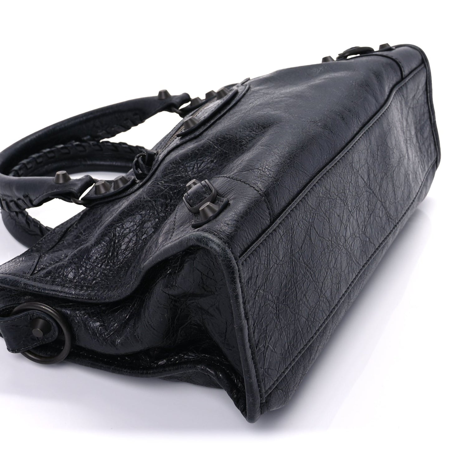 Balenciaga Agneau Arena Classic Hardware Small Le City  Black