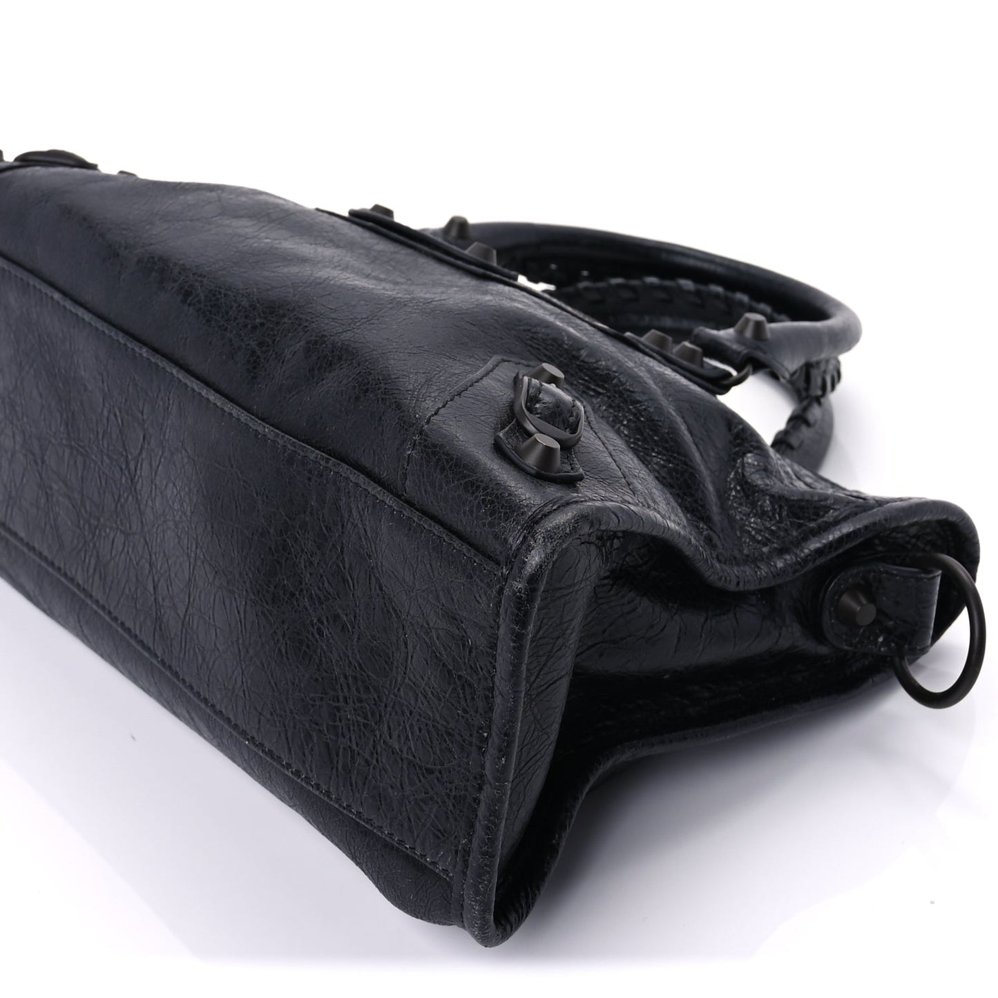 Balenciaga Agneau Arena Classic Hardware Small Le City  Black