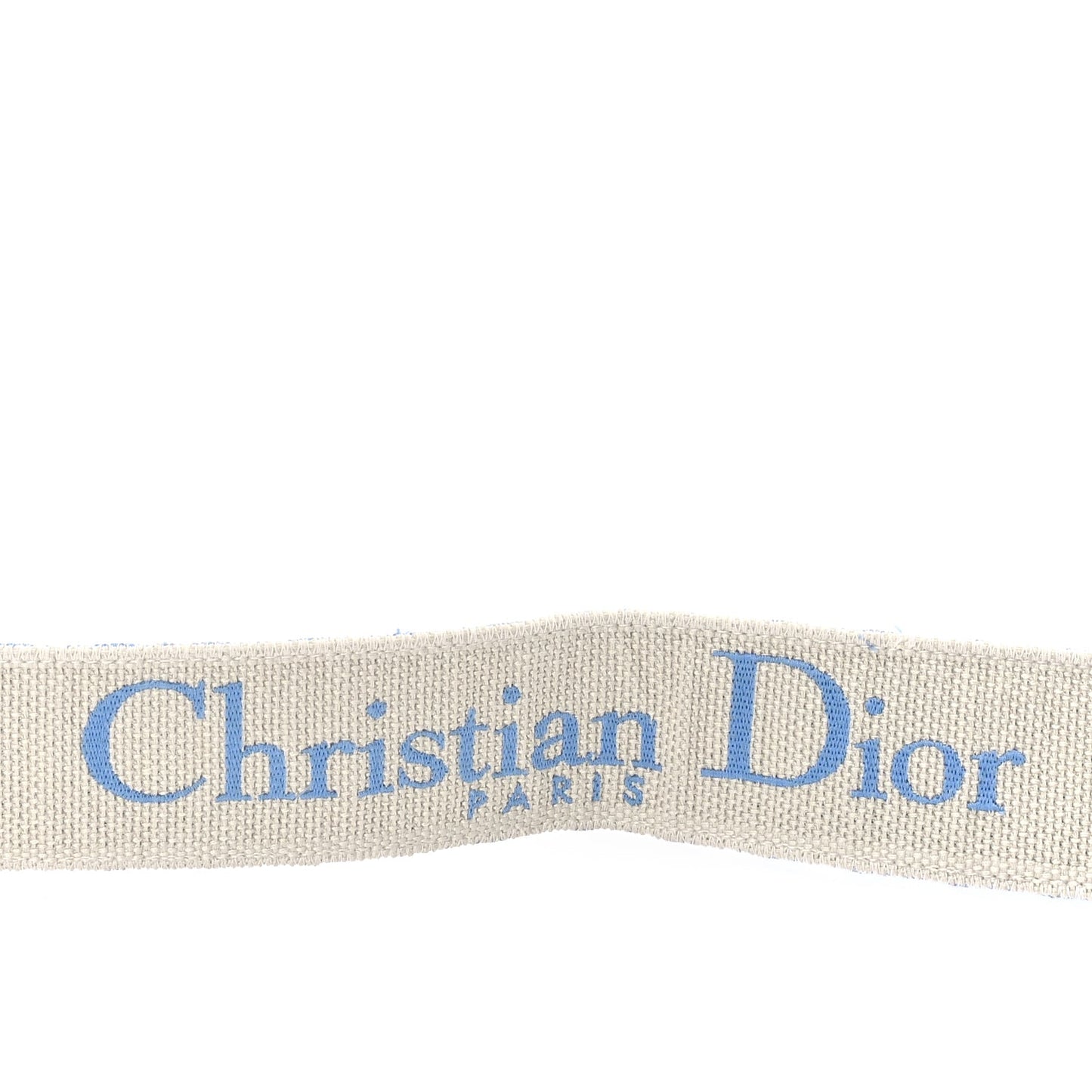 Christian Dior Oblique Adjustable Shoulder Strap  Cornflower Blue