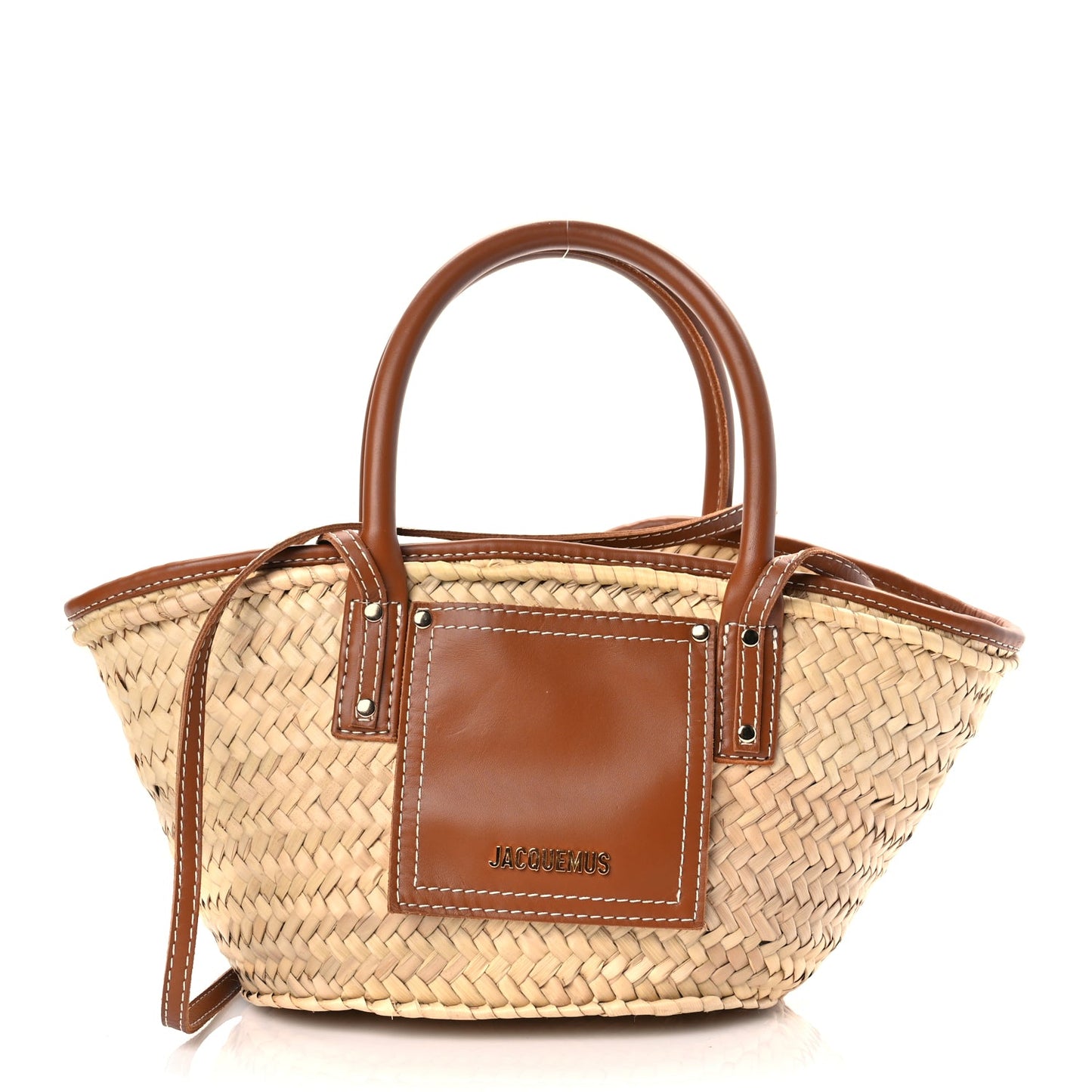 Jacquemus Jacquemus Raffia Le Petit Panier Soli  Light Brown