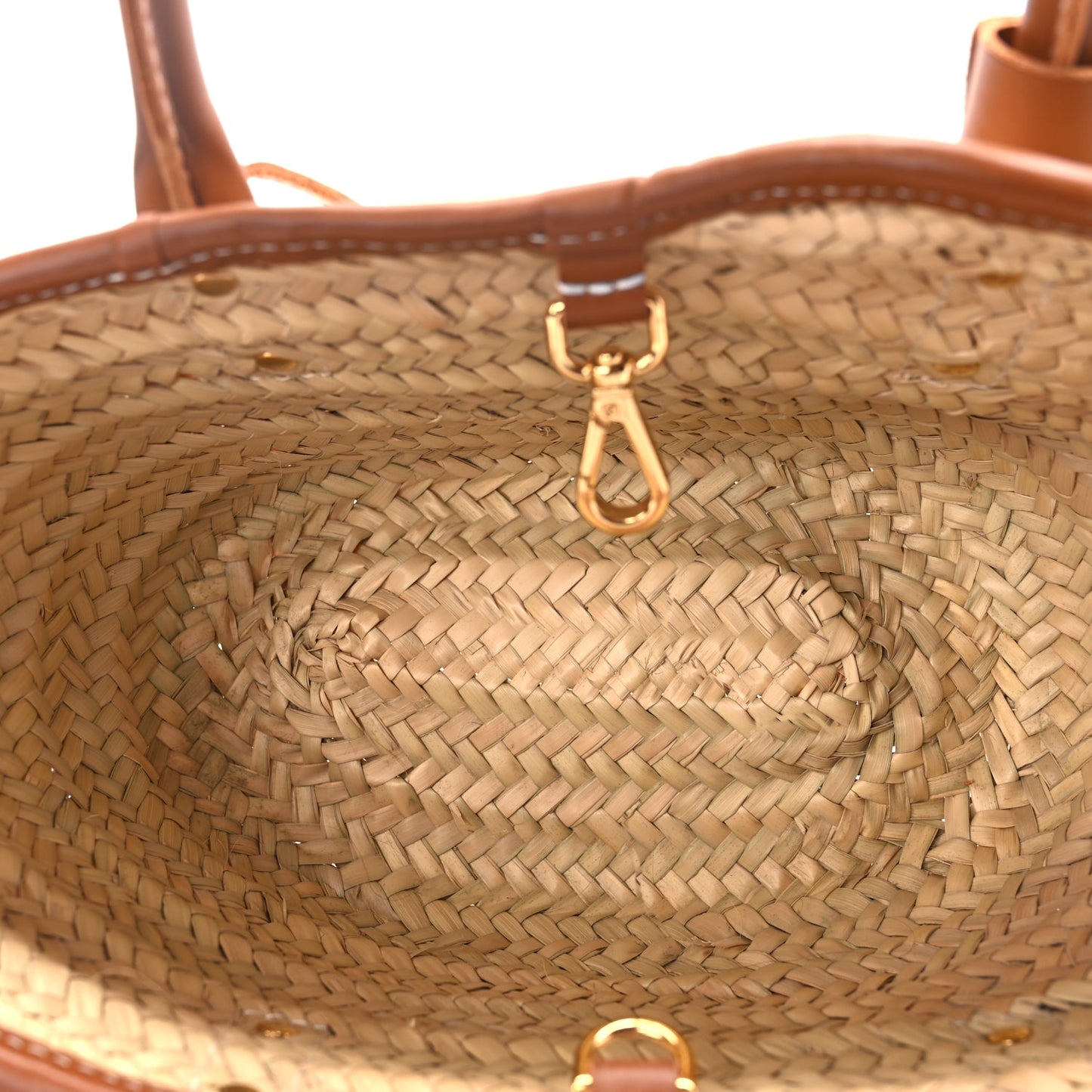 Jacquemus Jacquemus Raffia Le Petit Panier Soli  Light Brown
