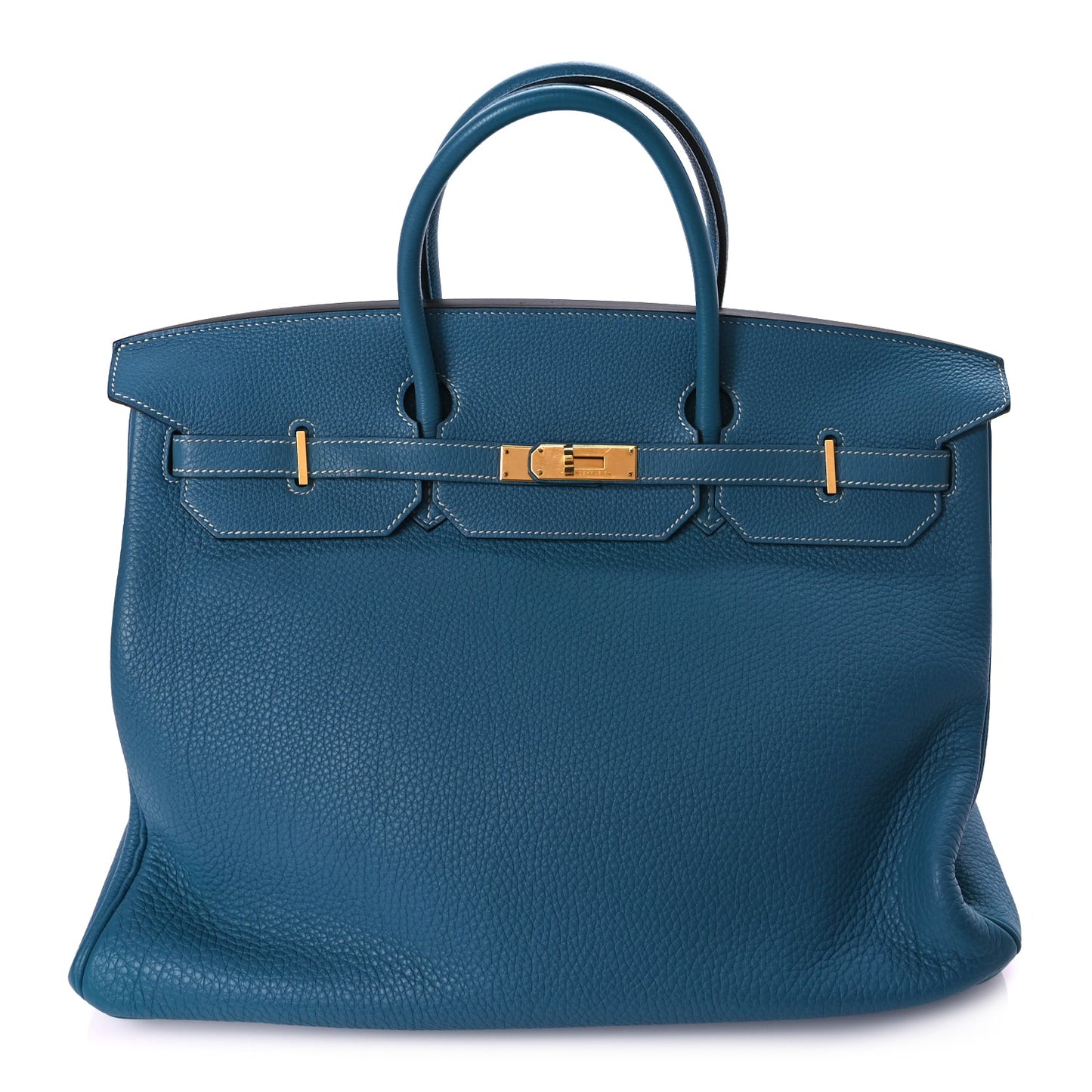 Hermes Togo Birkin 40 Blue Jean