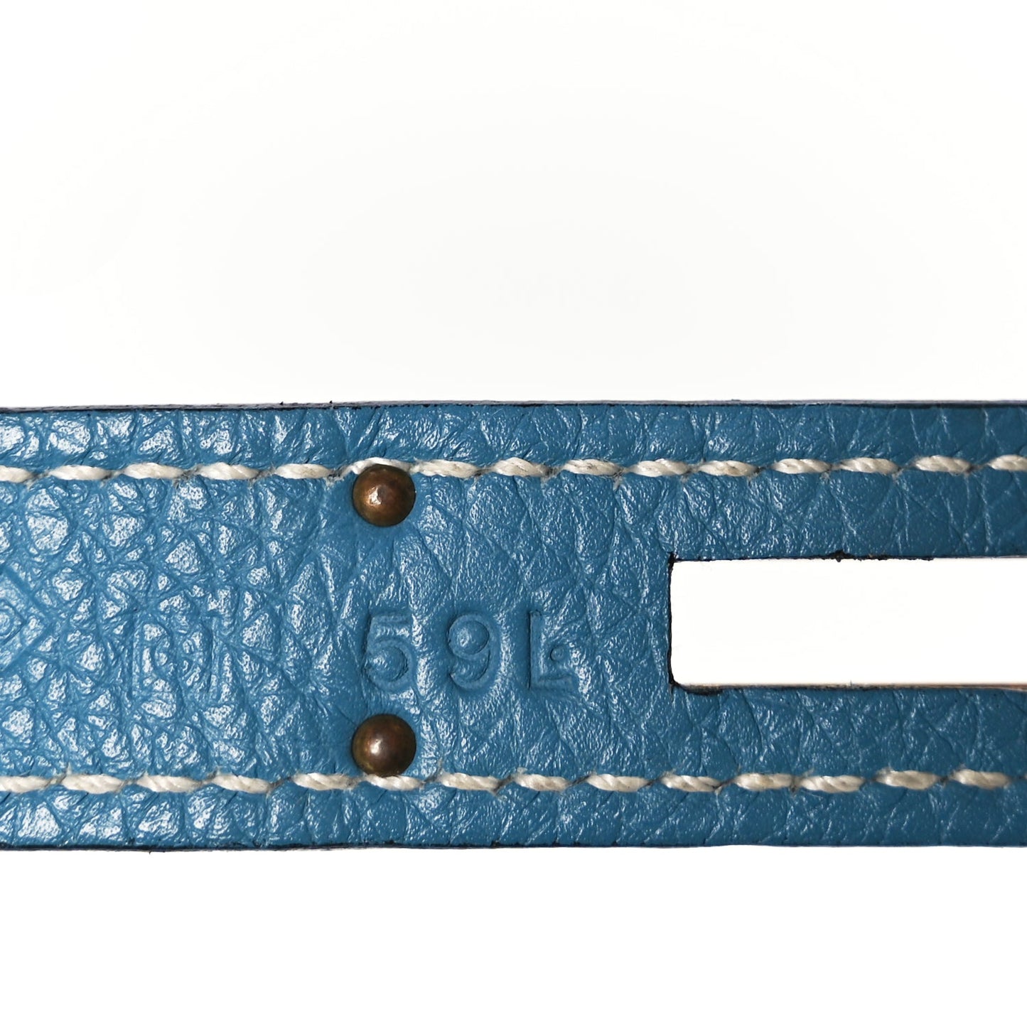 Hermes Togo Birkin 40 Blue Jean