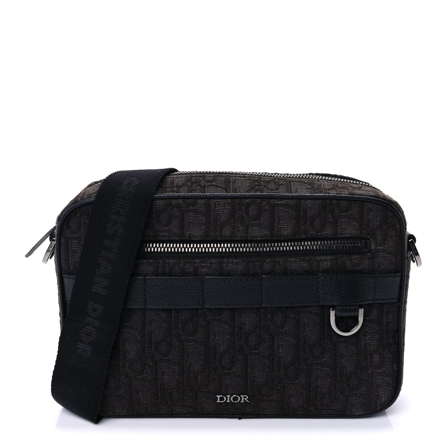 Christian Dior HOMME Oblique Safari Messenger Black