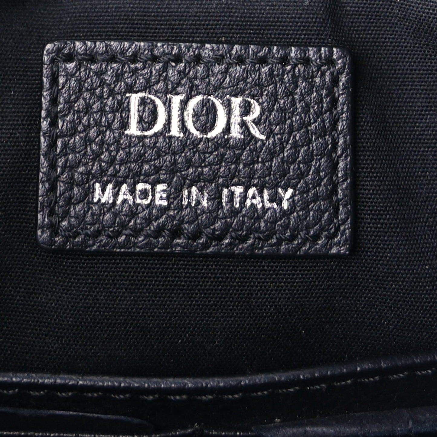 Christian Dior HOMME Oblique Safari Messenger Black