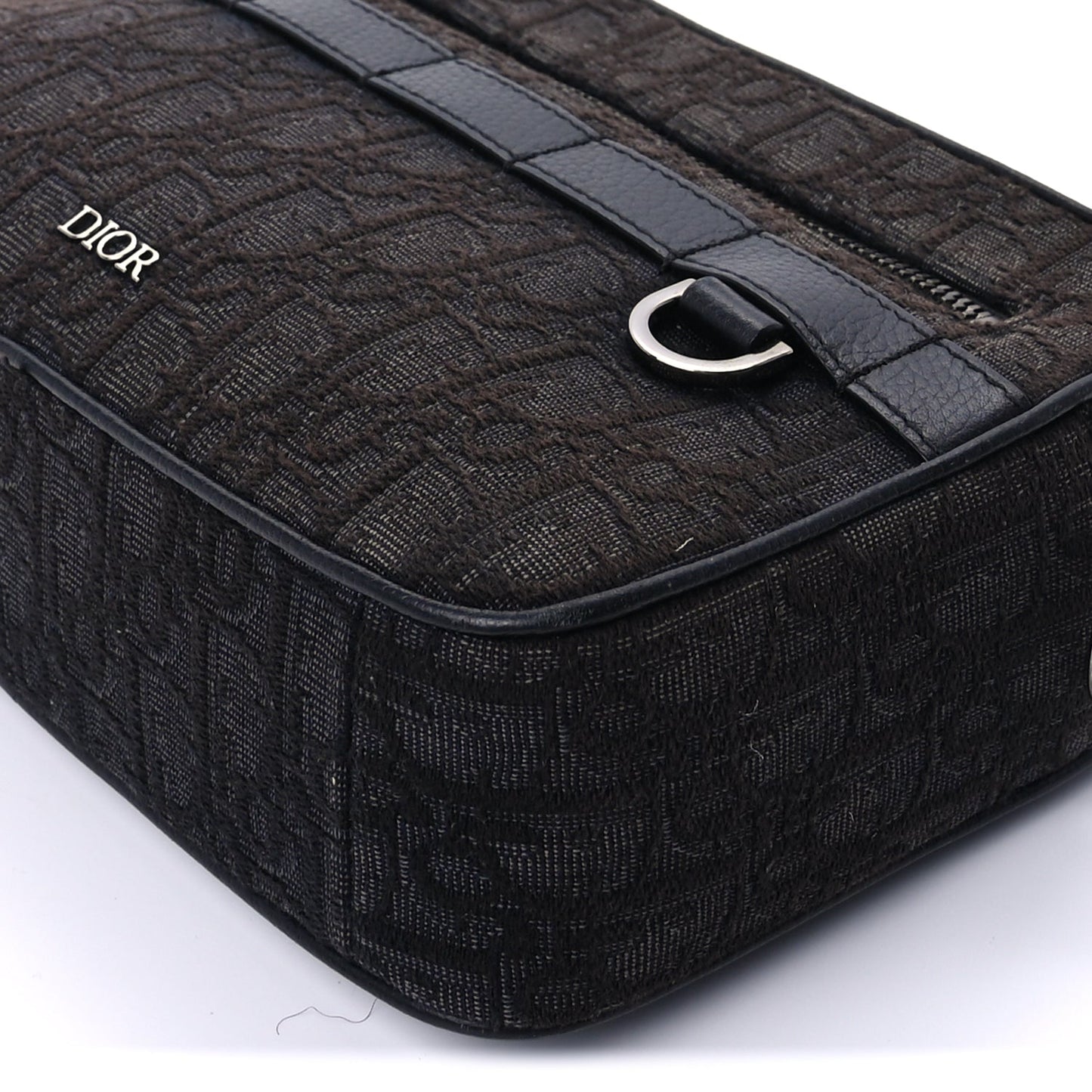 Christian Dior HOMME Oblique Safari Messenger Black