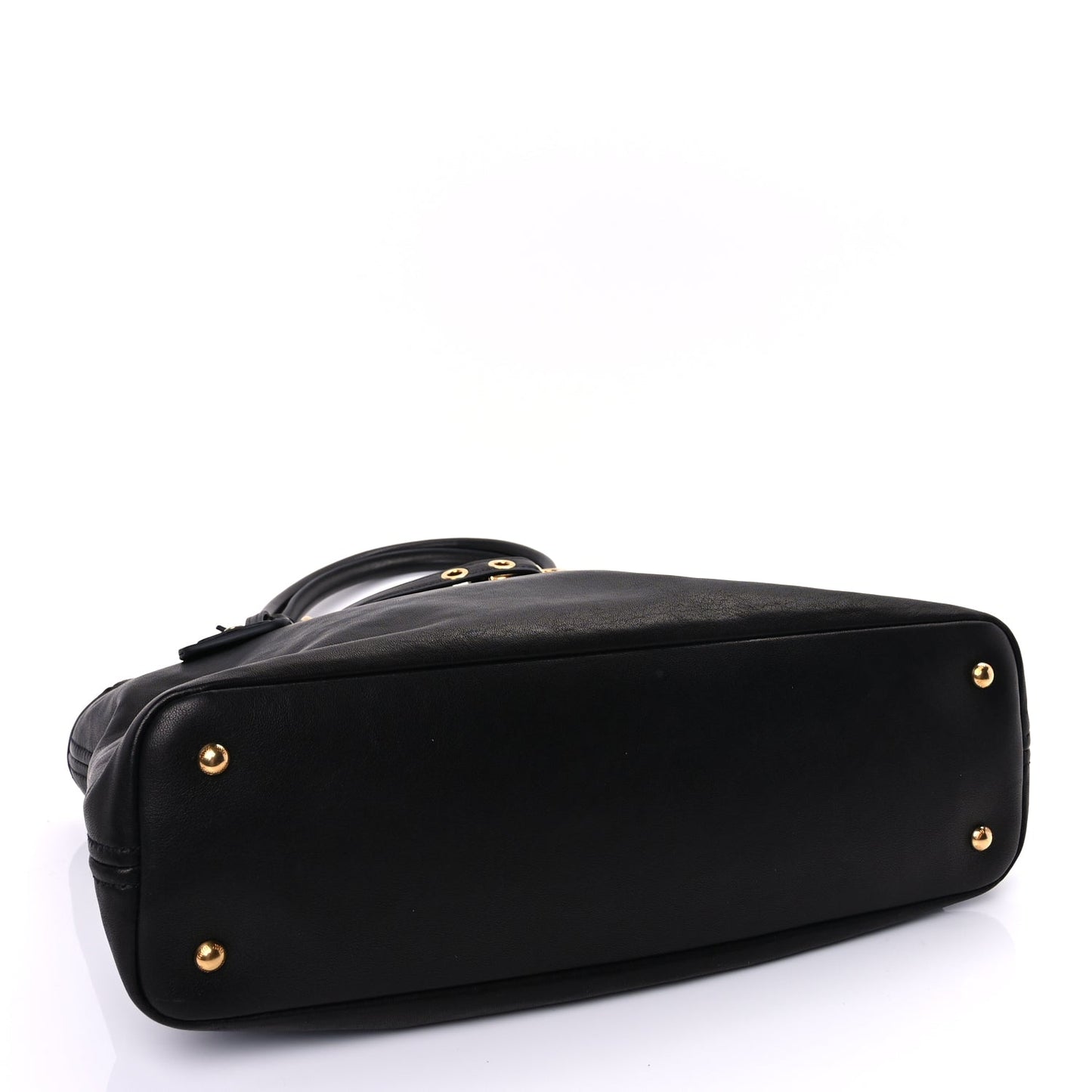 Miu Miu Nappa Medium Aventure Bag  Black