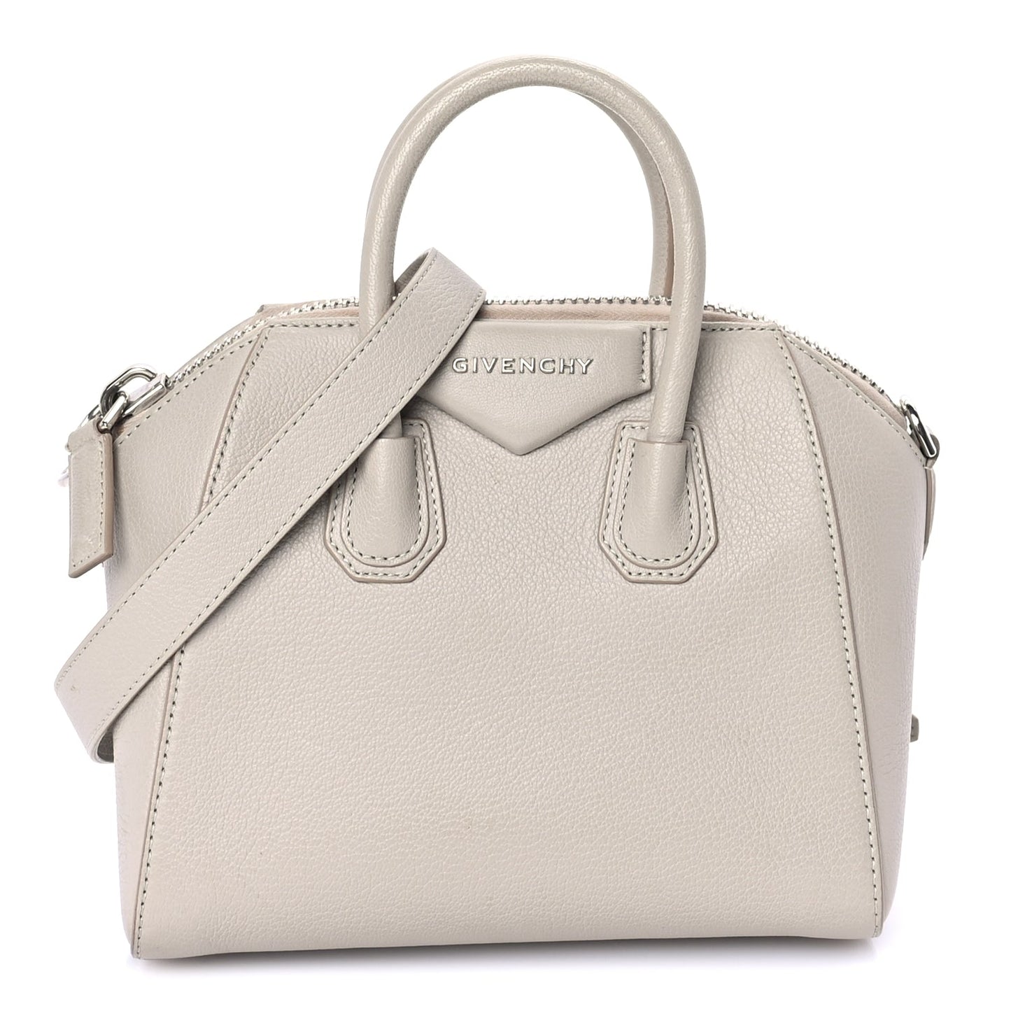 Givenchy Sugar Goatskin Mini Antigona Natural