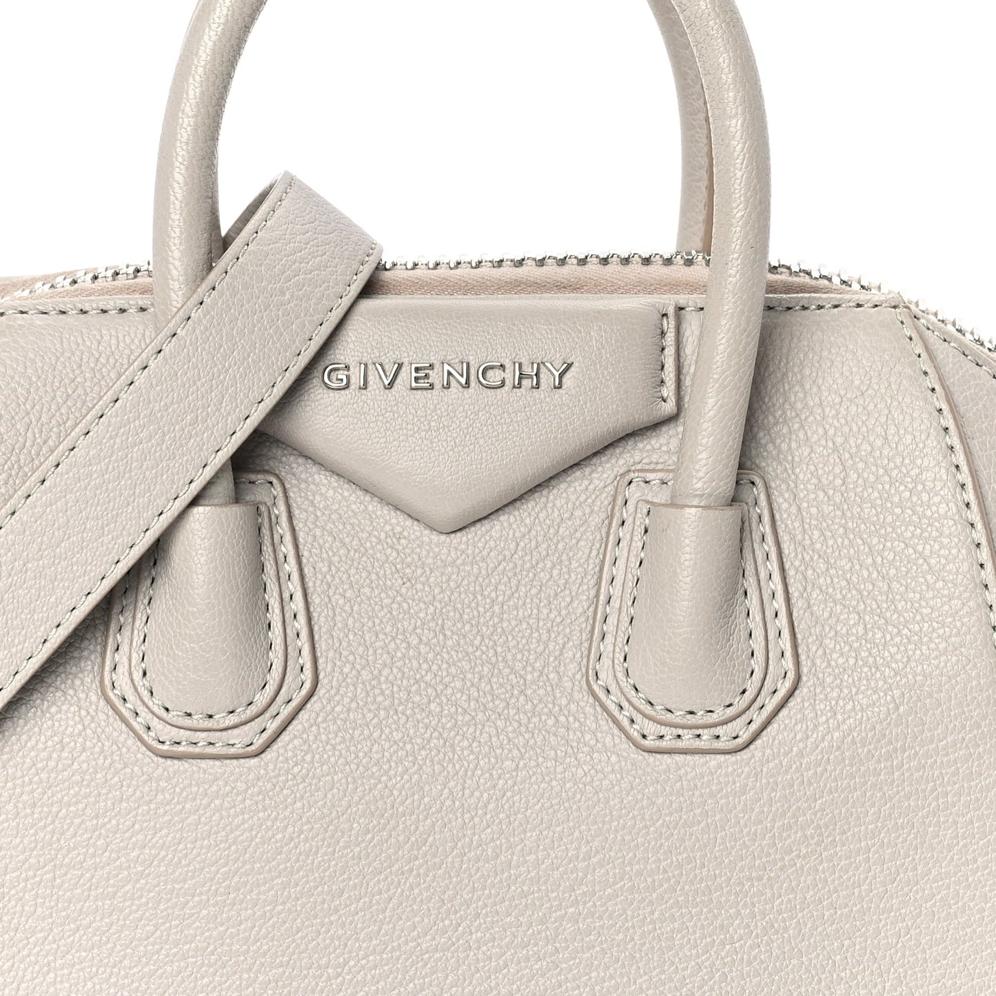 Givenchy Sugar Goatskin Mini Antigona Natural