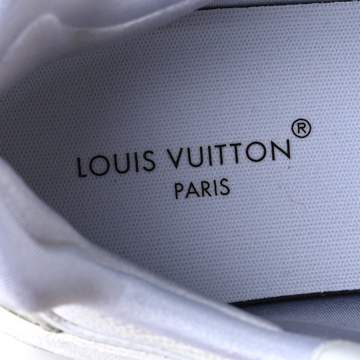 Louis Vuitton Calfskin Run 55 Sneakers 38.5 White