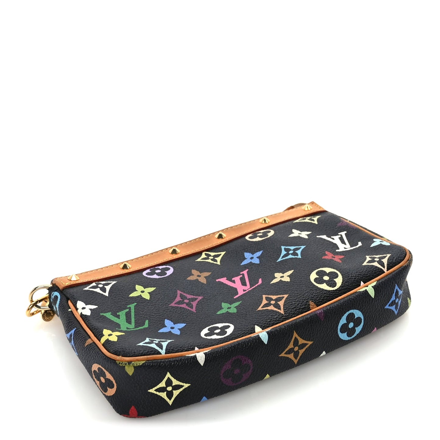 Louis Vuitton Monogram Multicolor Pochette Accessories  Black