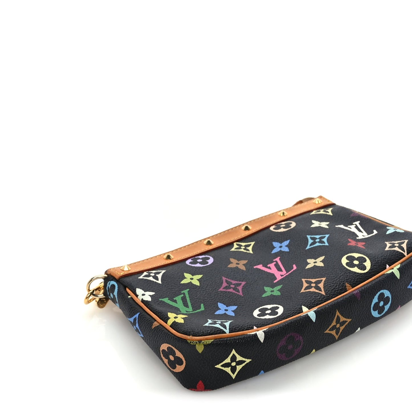 Louis Vuitton Monogram Multicolor Pochette Accessories  Black