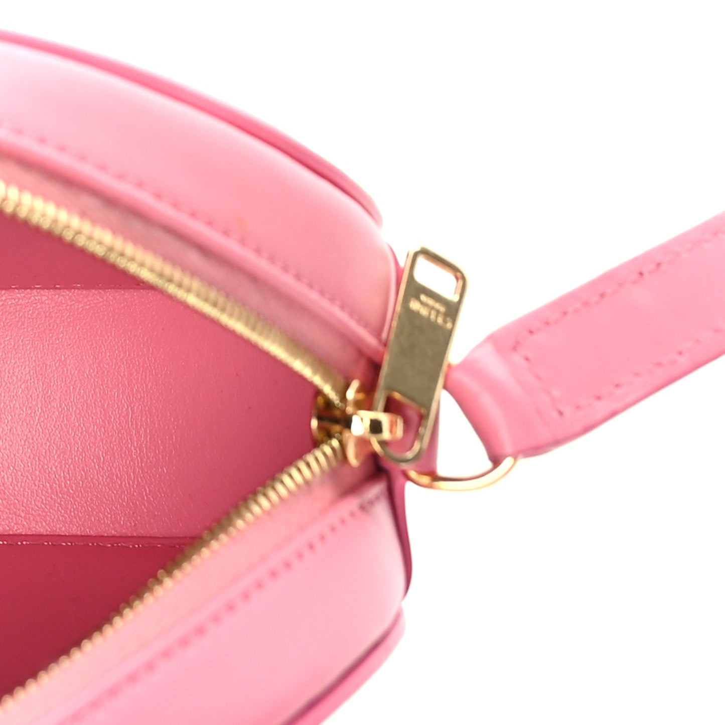 Celine Smooth Calfskin Cuir Small Triomphe Oval Crossbody Purse  Pink