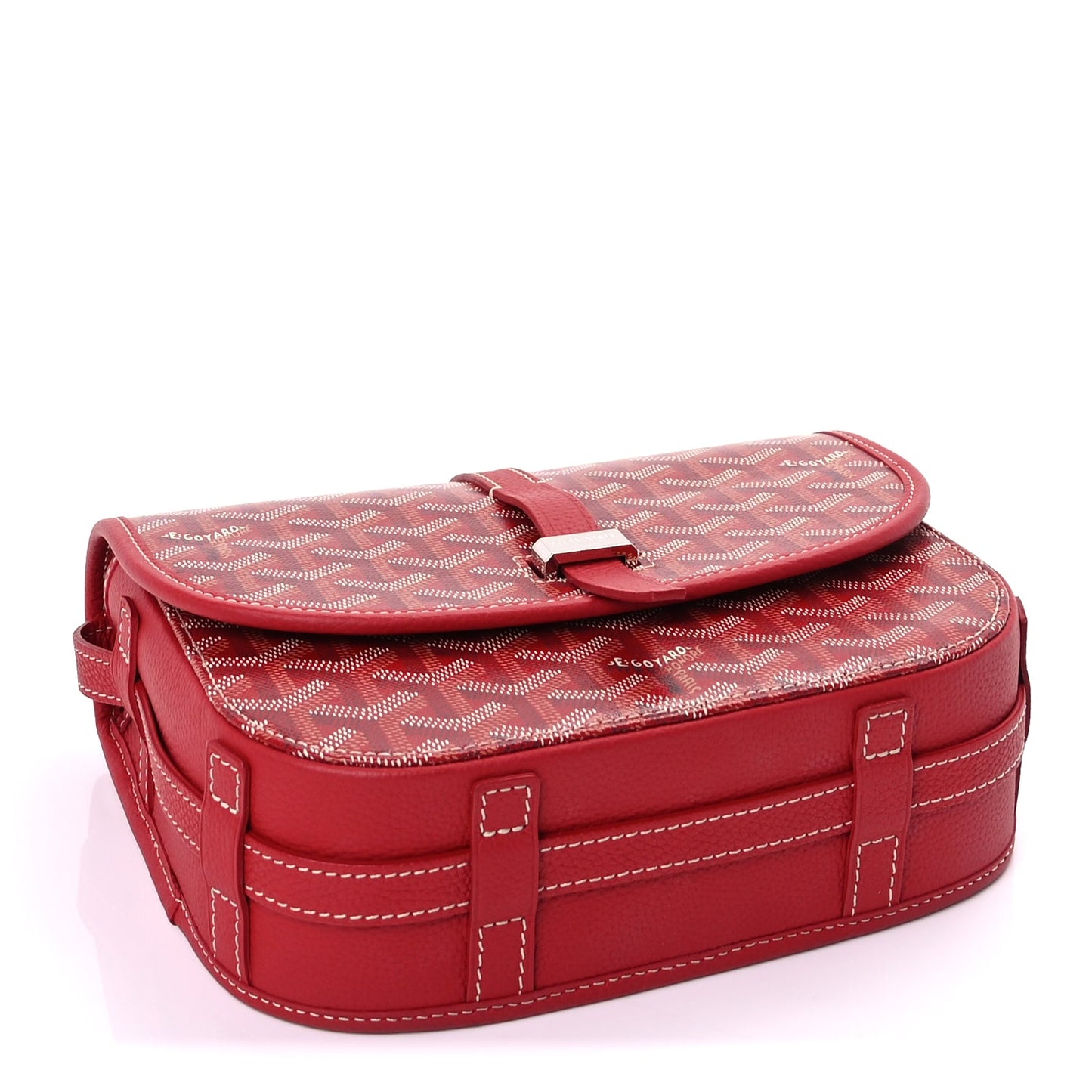 Goyard Goyardine Belvedere II PM Messenger Bag Red