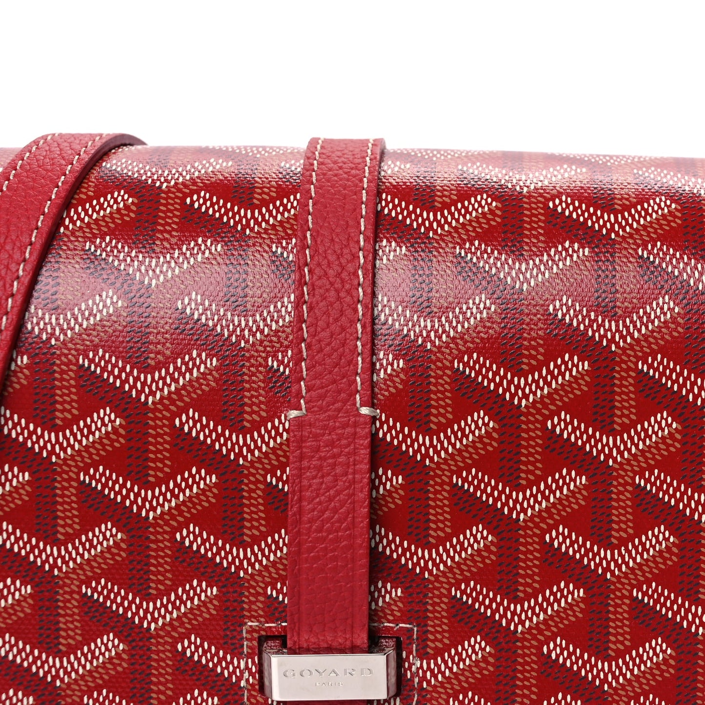 Goyard Goyardine Belvedere II PM Messenger Bag Red