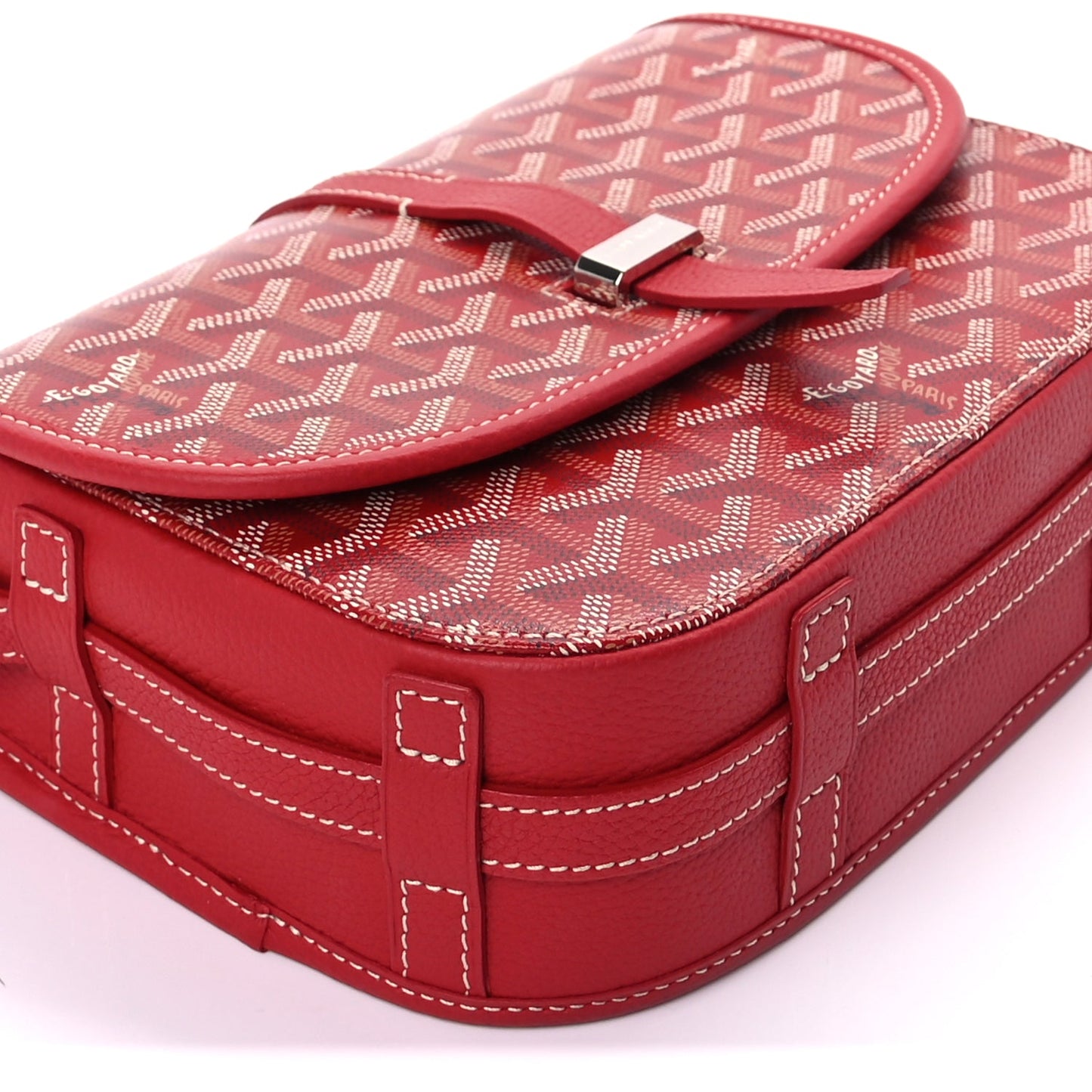 Goyard Goyardine Belvedere II PM Messenger Bag Red