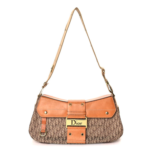 Christian Dior Calfskin Monogram Street Chic Columbus  Beige