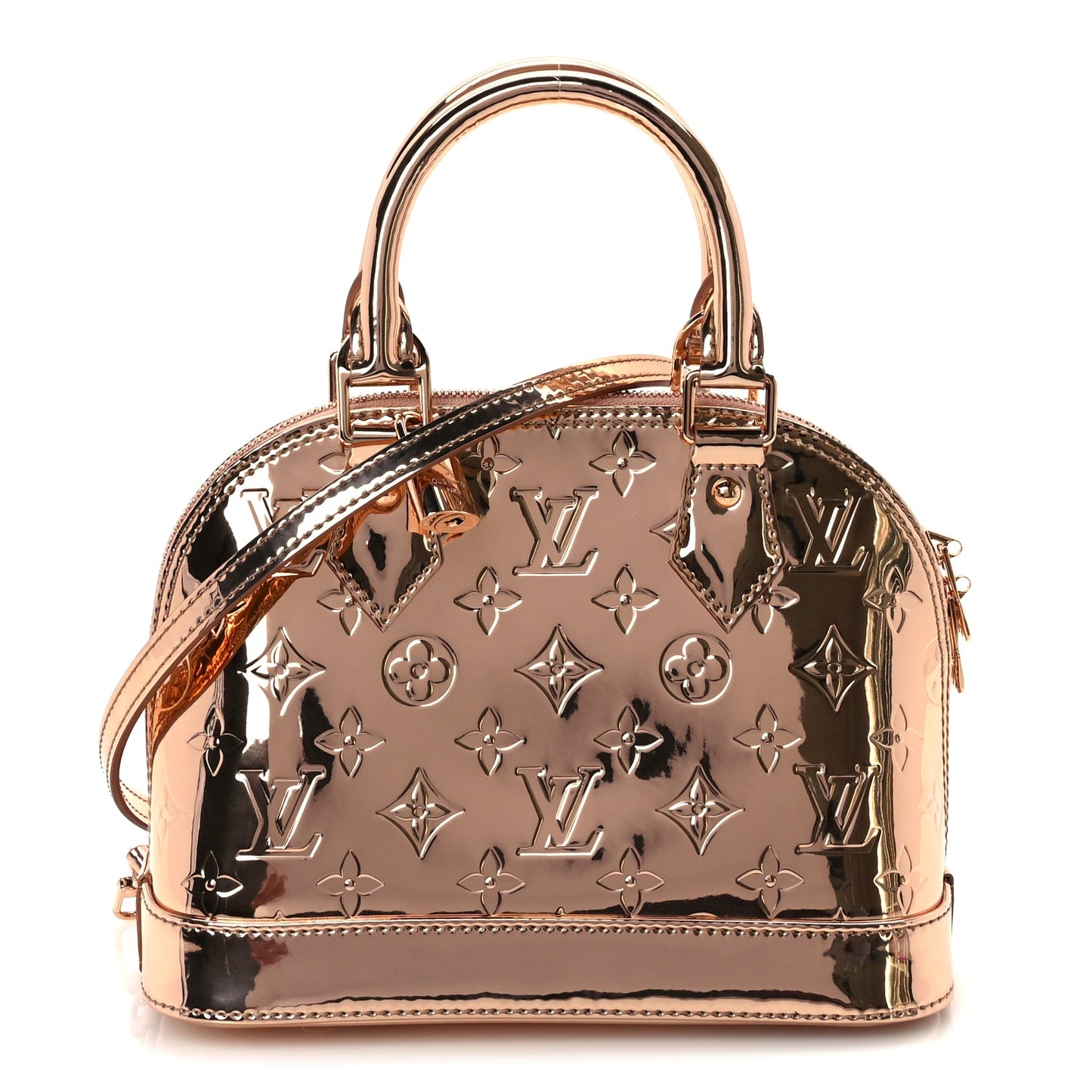 Louis Vuitton Monogram Miroir Alma BB Copper