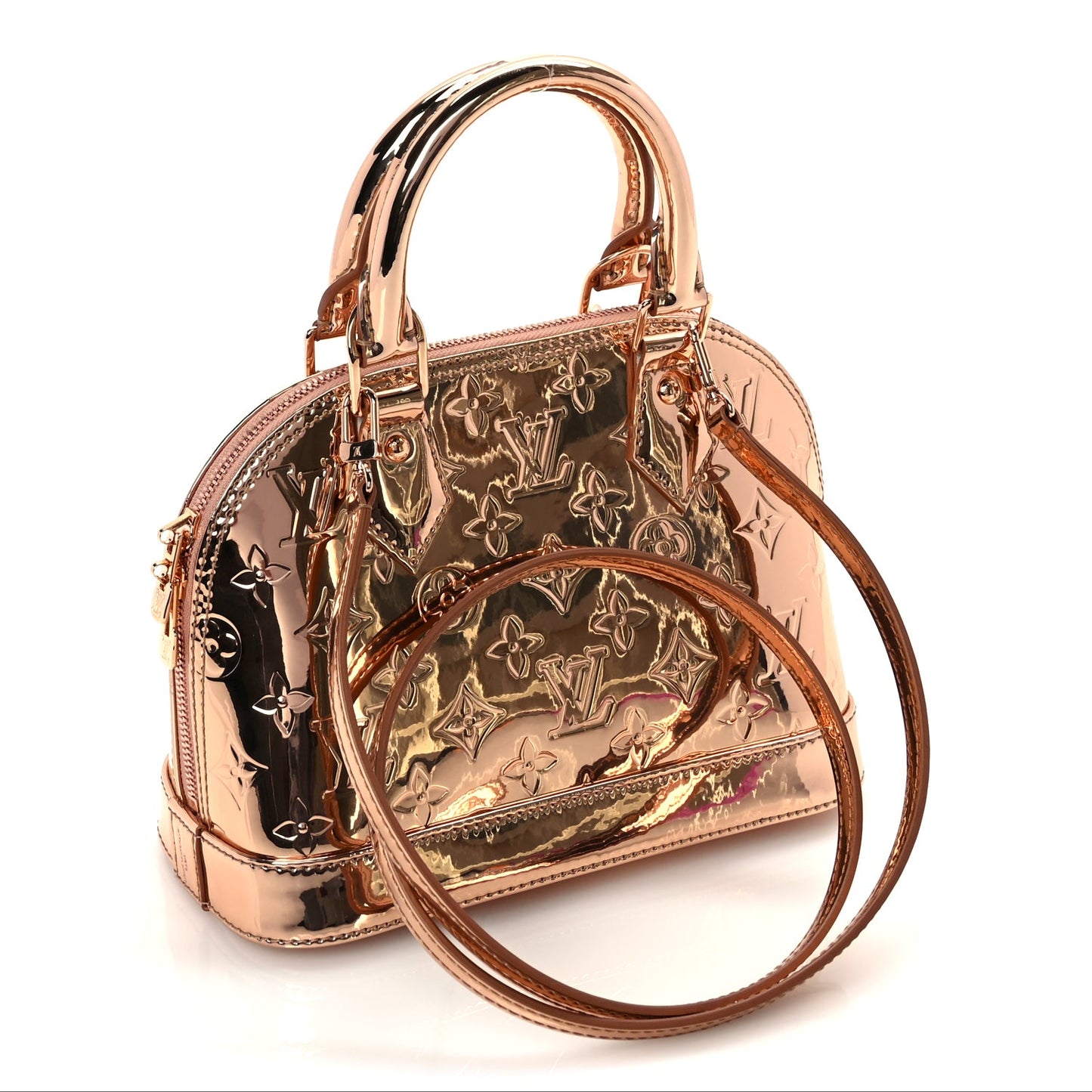 Louis Vuitton Monogram Miroir Alma BB Copper