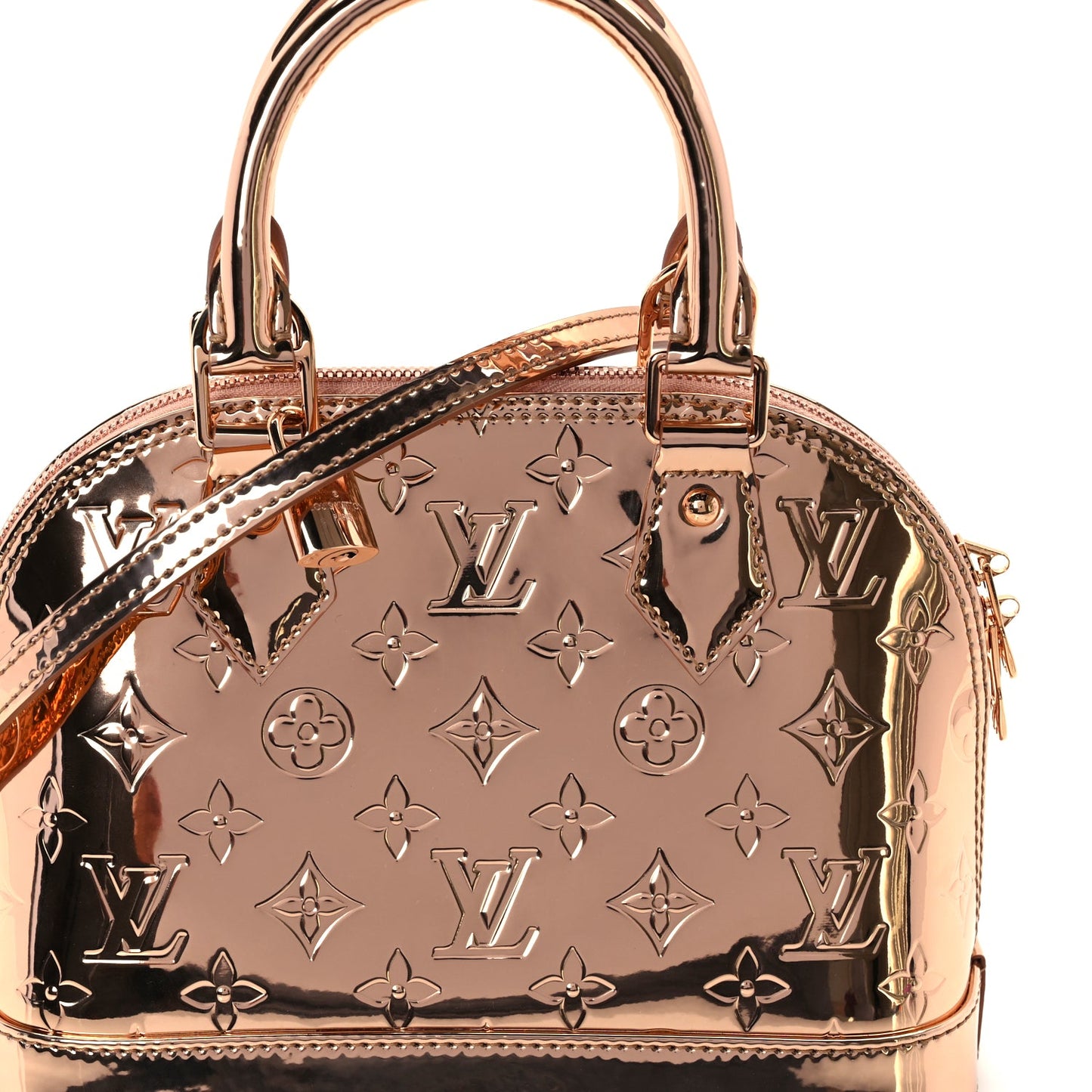 Louis Vuitton Monogram Miroir Alma BB Copper