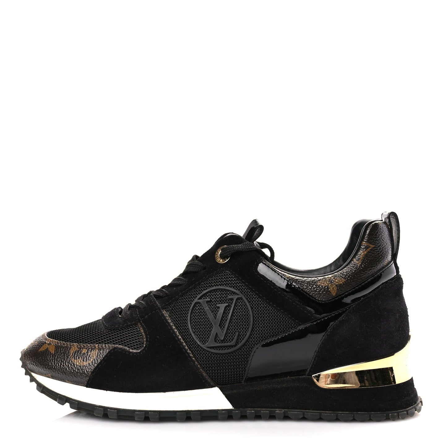 Louis Vuitton Suede Monogram Run Away Sneakers 36.5