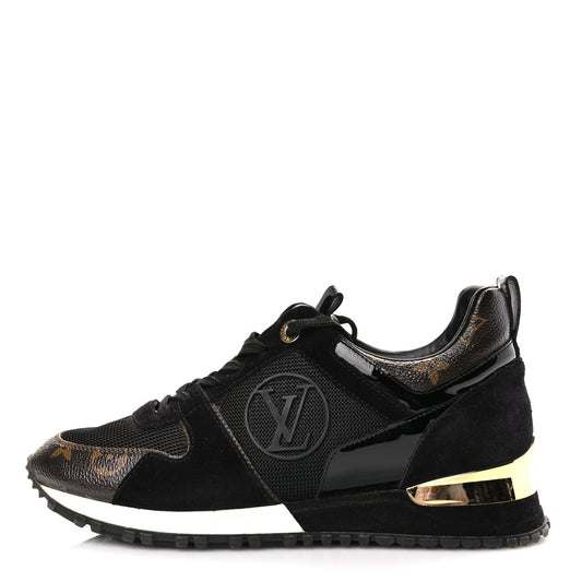 Louis Vuitton Suede Monogram Run Away Sneakers 36.5