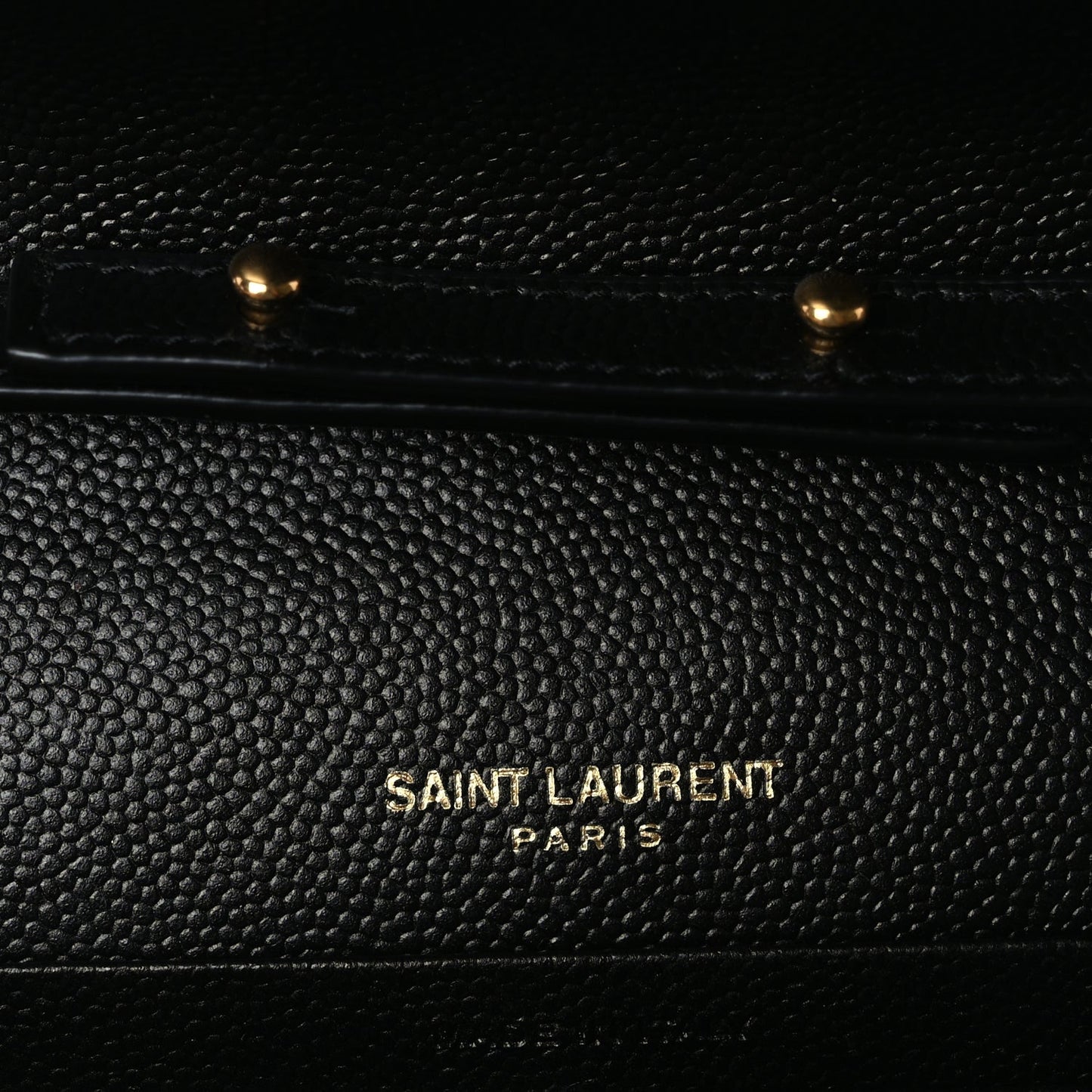 Saint Laurent Grain De Poudre Matelasse Chevron Monogram Chain Wallet  Black