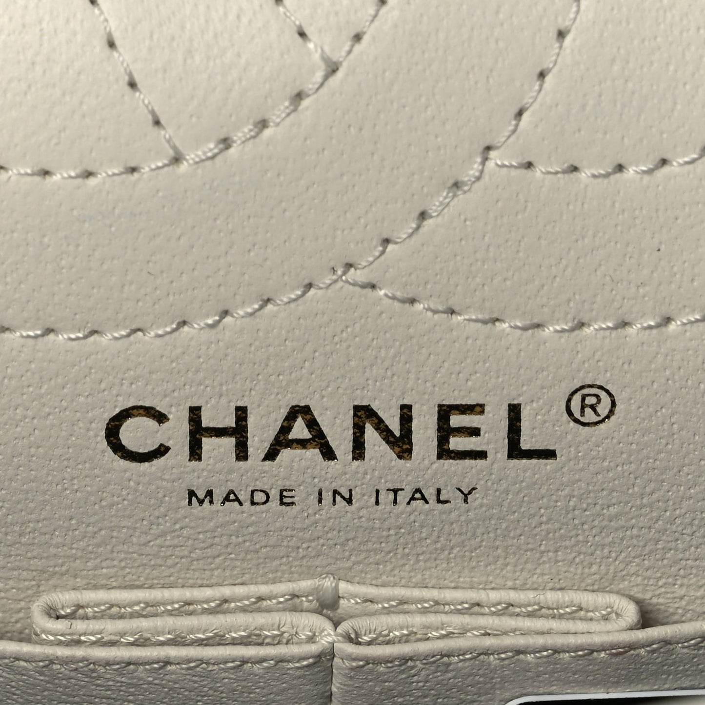 Chanel Shearling Lambskin Aged Calfskin Quilted 2.55 Reissue 225 Flap White