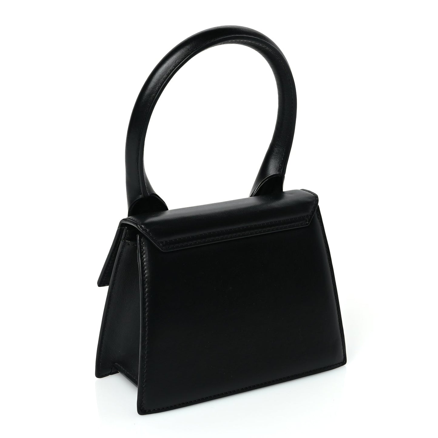 Jacquemus Smooth Calfskin Le Chiquito Moyen Black