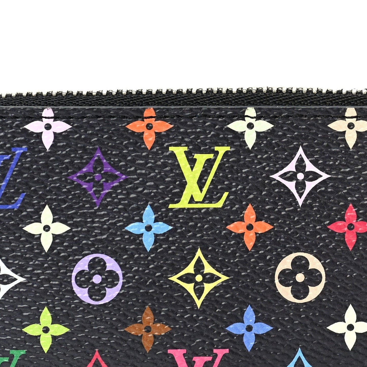 Louis Vuitton LV X TM Monogram Multicolor Key Pouch  Black