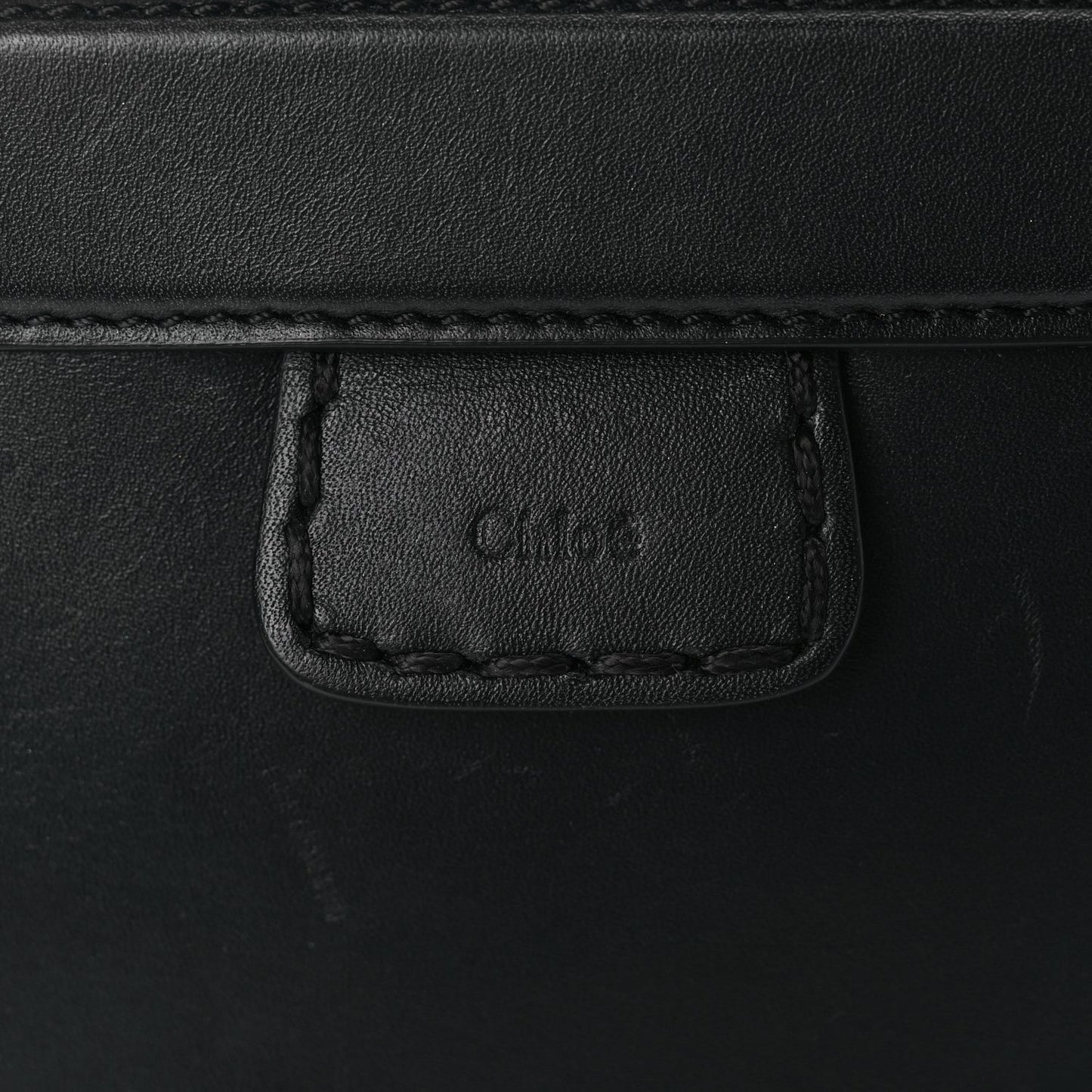 Chloe Calfskin Mini Edith Crossbody Black