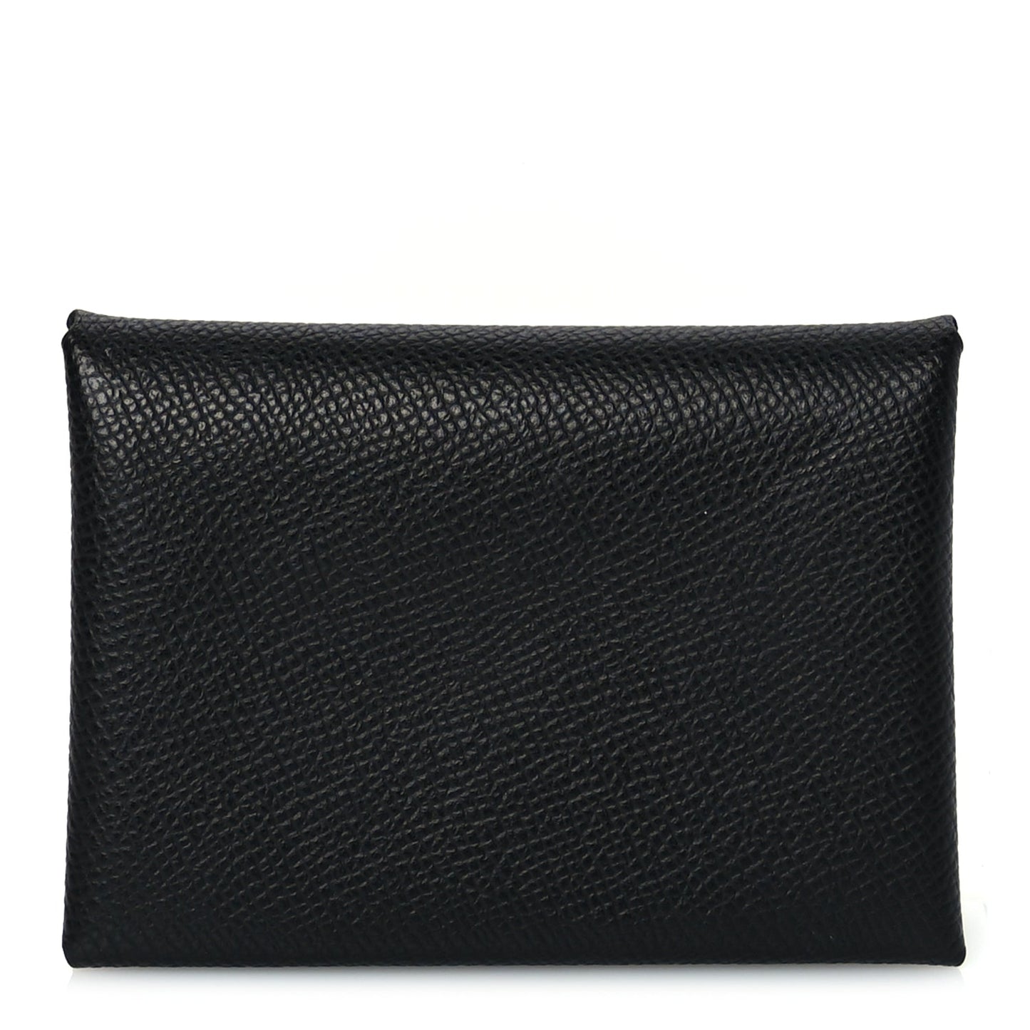 Hermes Epsom Calvi Duo Card Case Black