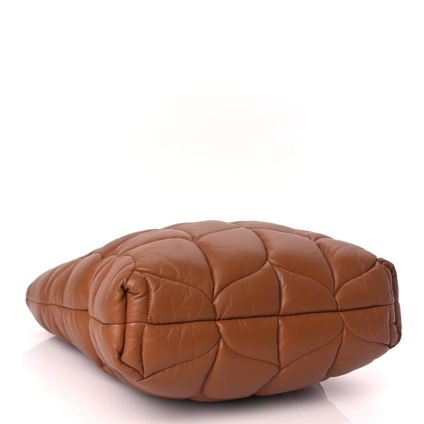 Mulberry Nappa Pillow Quilted Big Softie Tote Tobacco