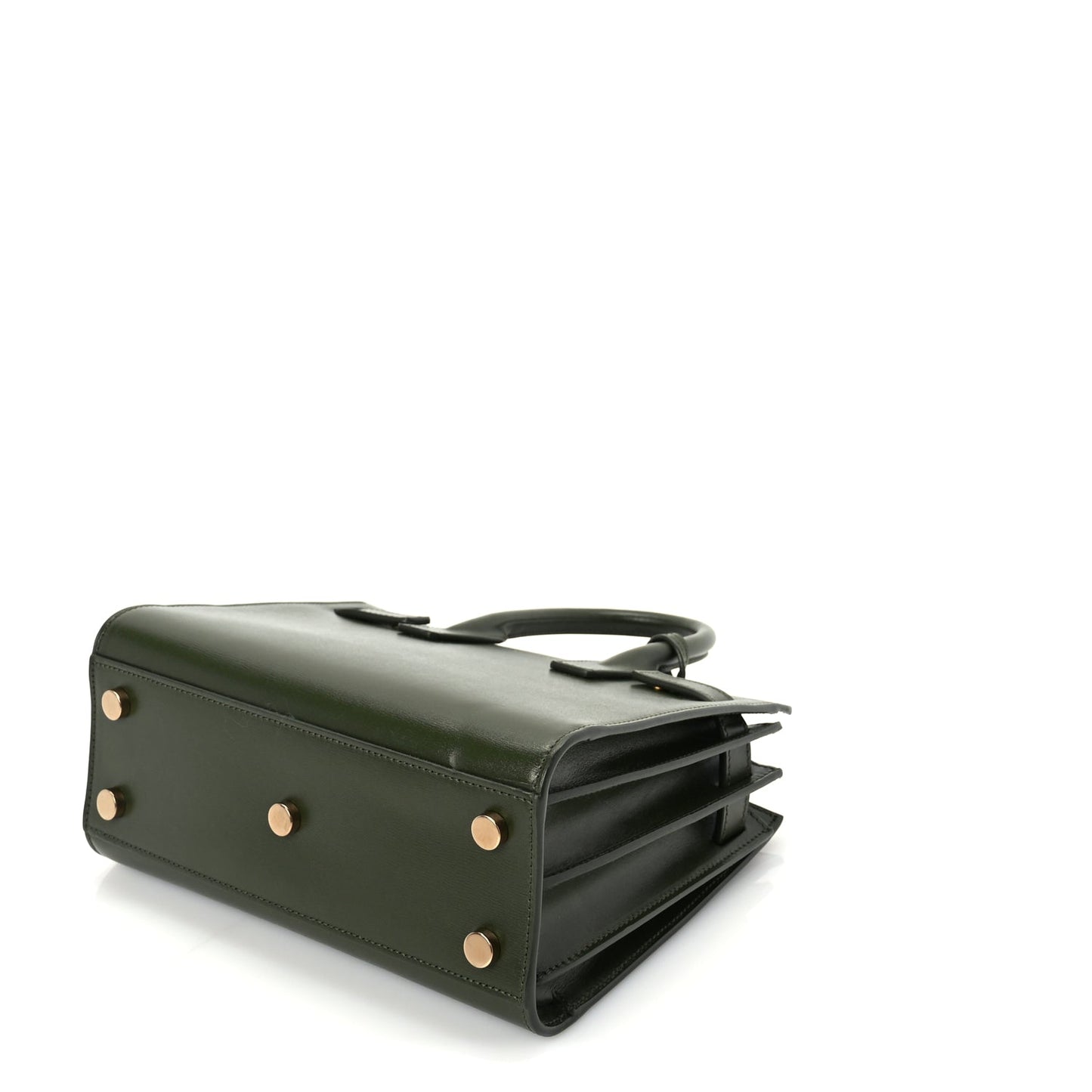Saint Laurent Calfskin Nano Sac De Jour Green