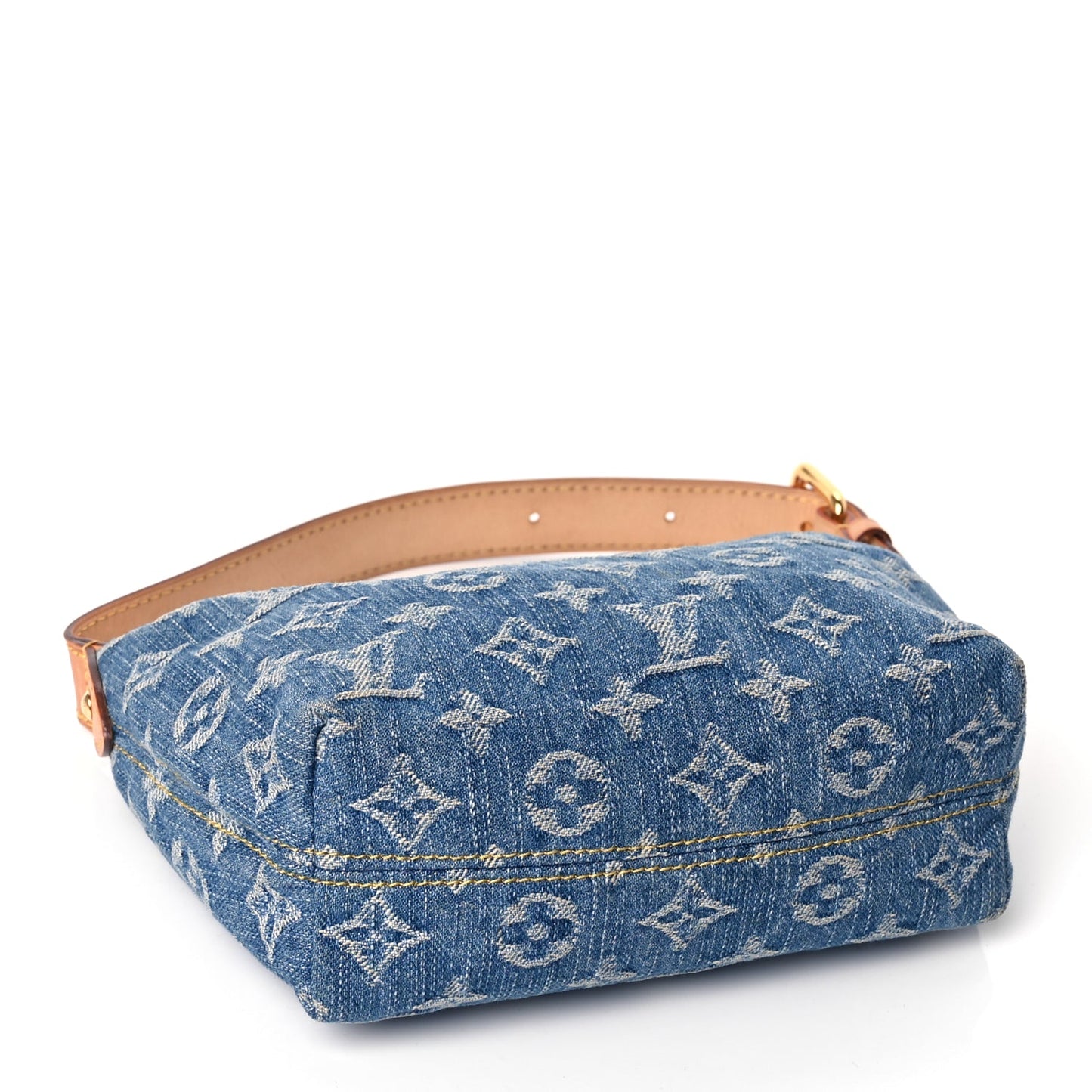 Louis Vuitton Monogram Denim Hills Pochette Blue