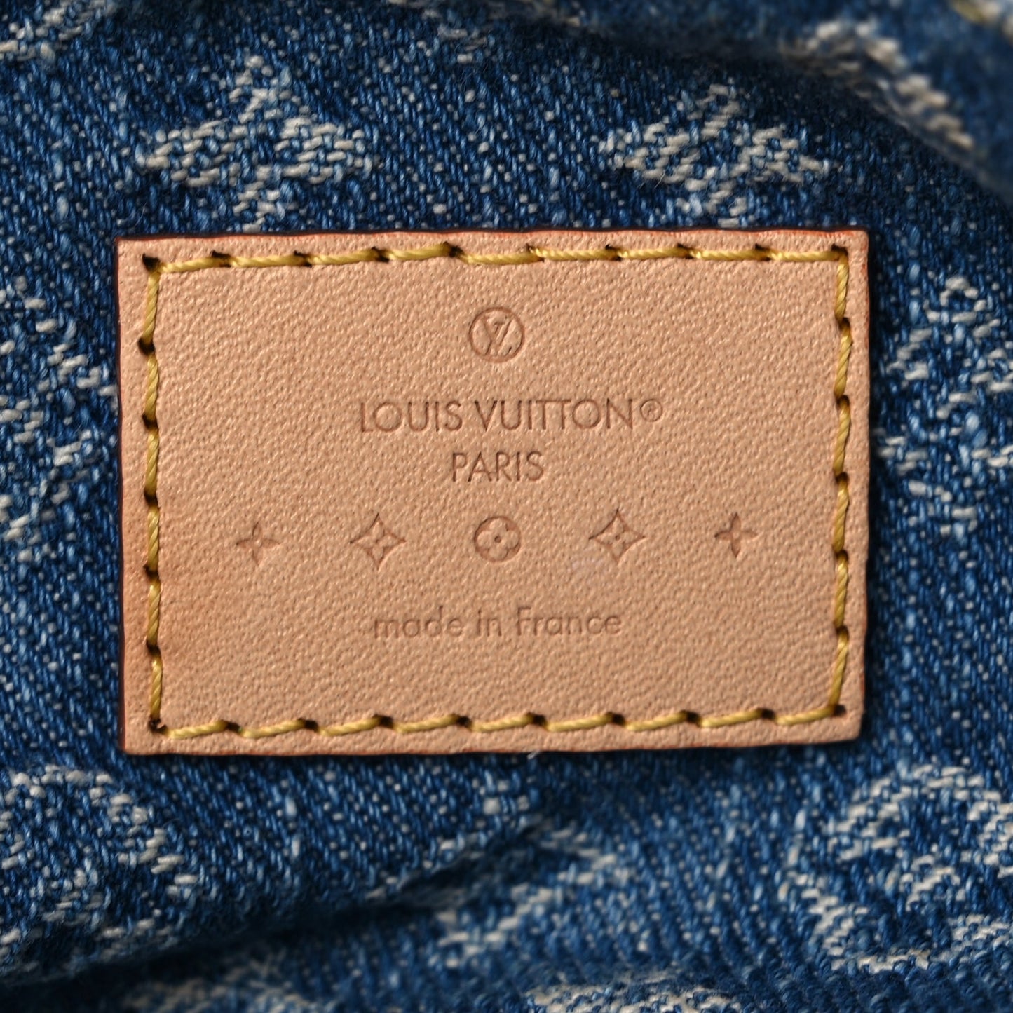 Louis Vuitton Monogram Denim Hills Pochette Blue