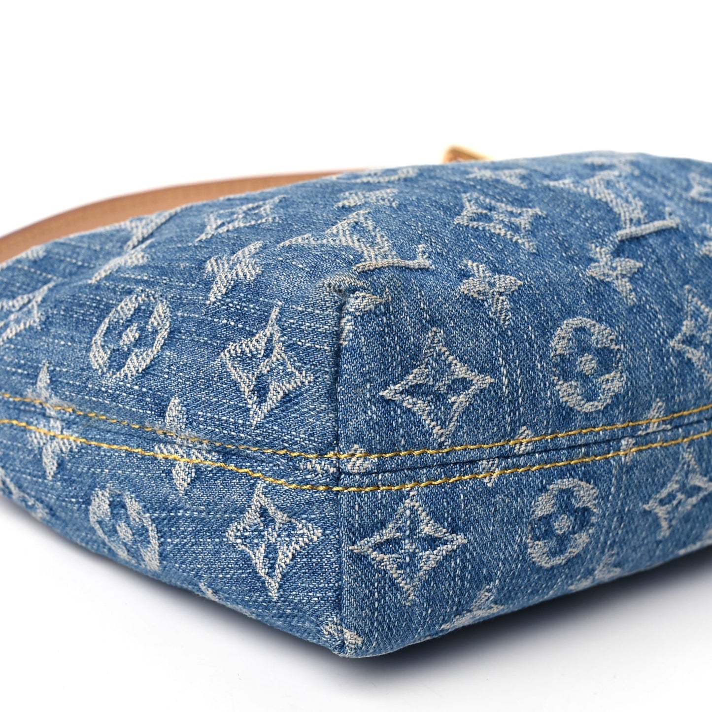 Louis Vuitton Monogram Denim Hills Pochette Blue