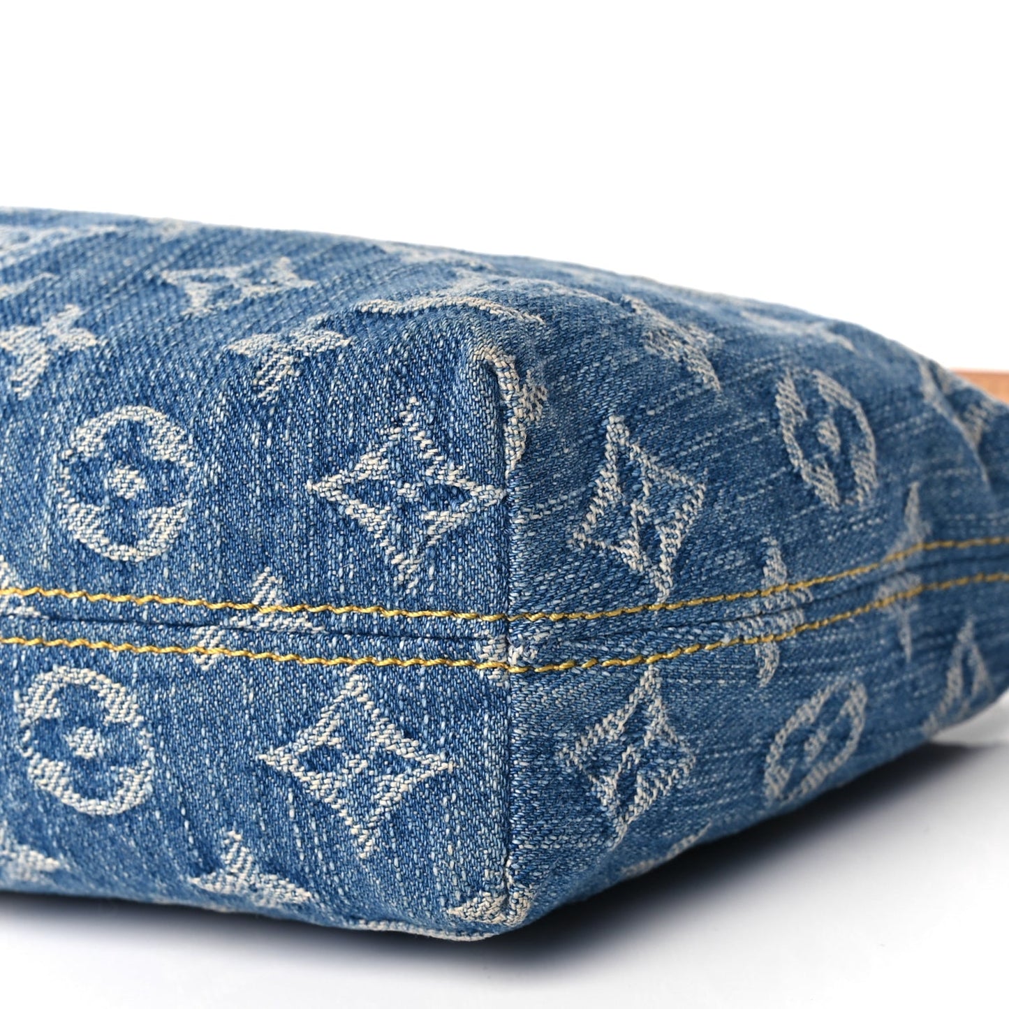 Louis Vuitton Monogram Denim Hills Pochette Blue