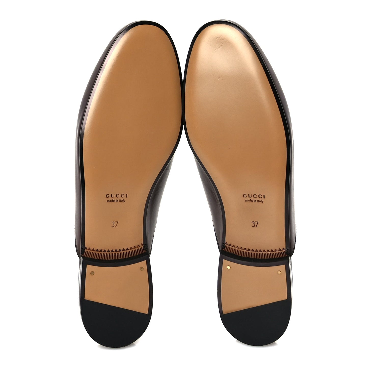 Gucci Womens Princetown Slippers 37 Fondente Brown