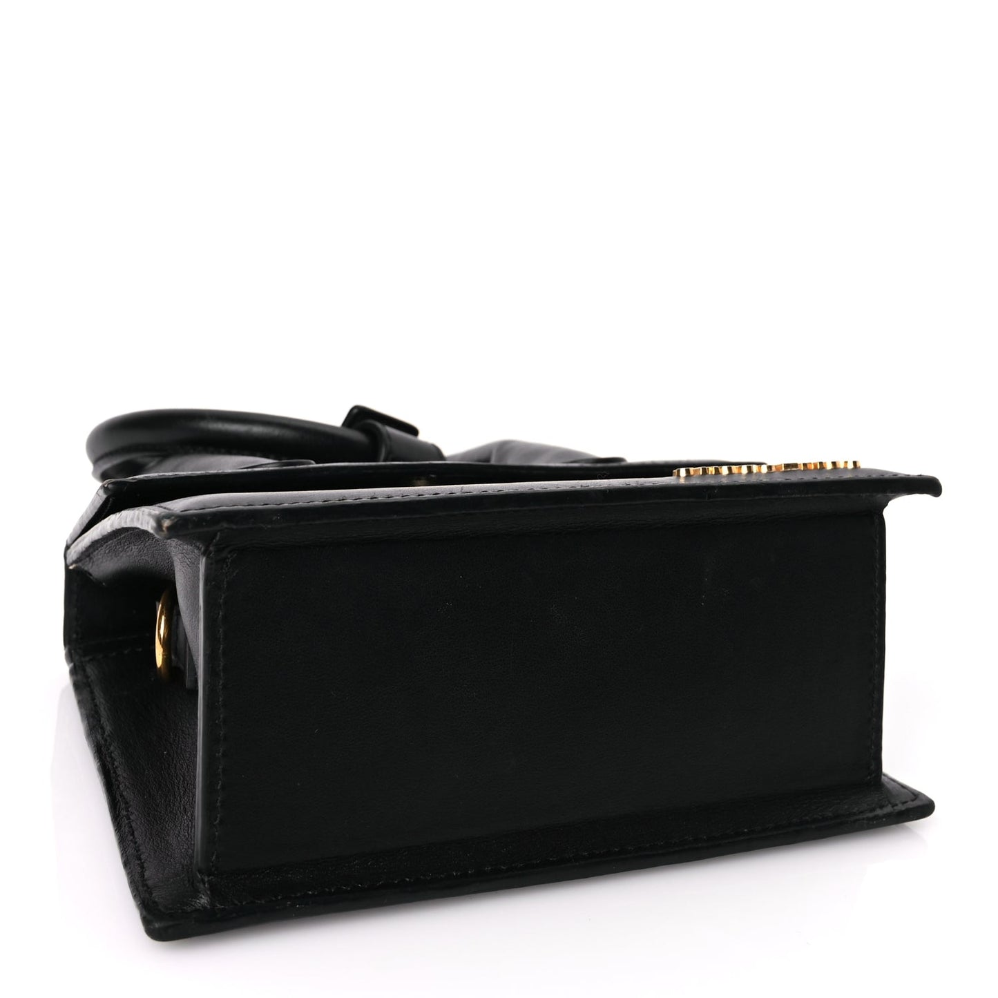 Jacquemus Smooth Calfskin Le Chiquito Noeud Black