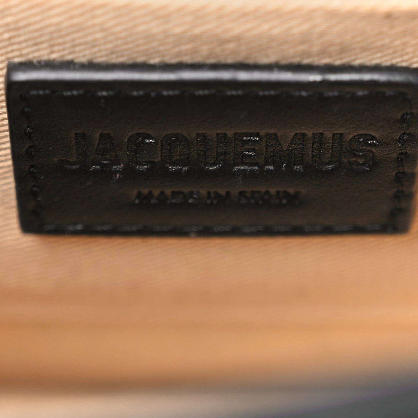 Jacquemus Smooth Calfskin Le Chiquito Noeud Black