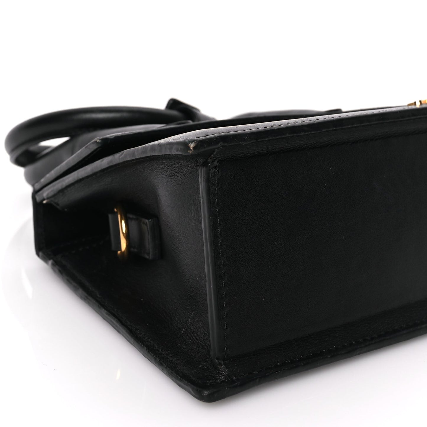 Jacquemus Smooth Calfskin Le Chiquito Noeud Black