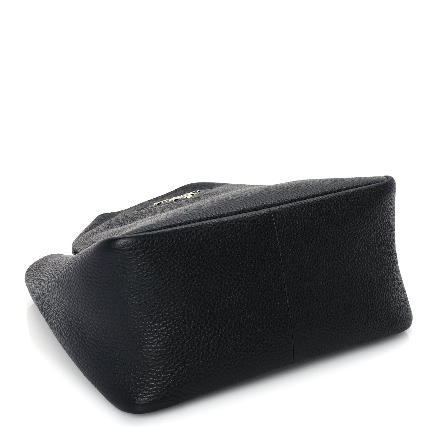 Prada Vitello Daino Soft Small Dynamique Tote Black