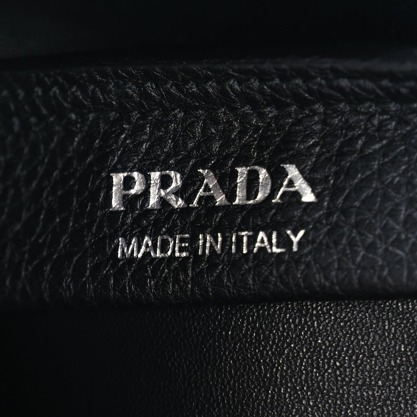 Prada Vitello Daino Soft Small Dynamique Tote Black