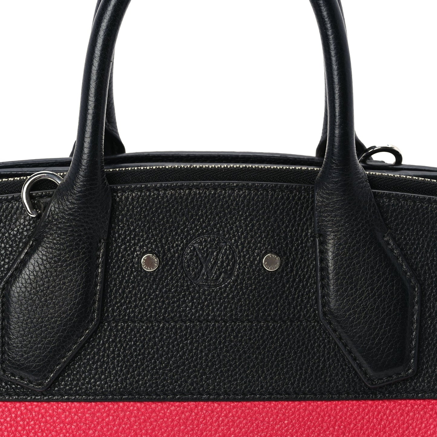 Louis Vuitton Taurillon City Steamer PM Black Fuchsia
