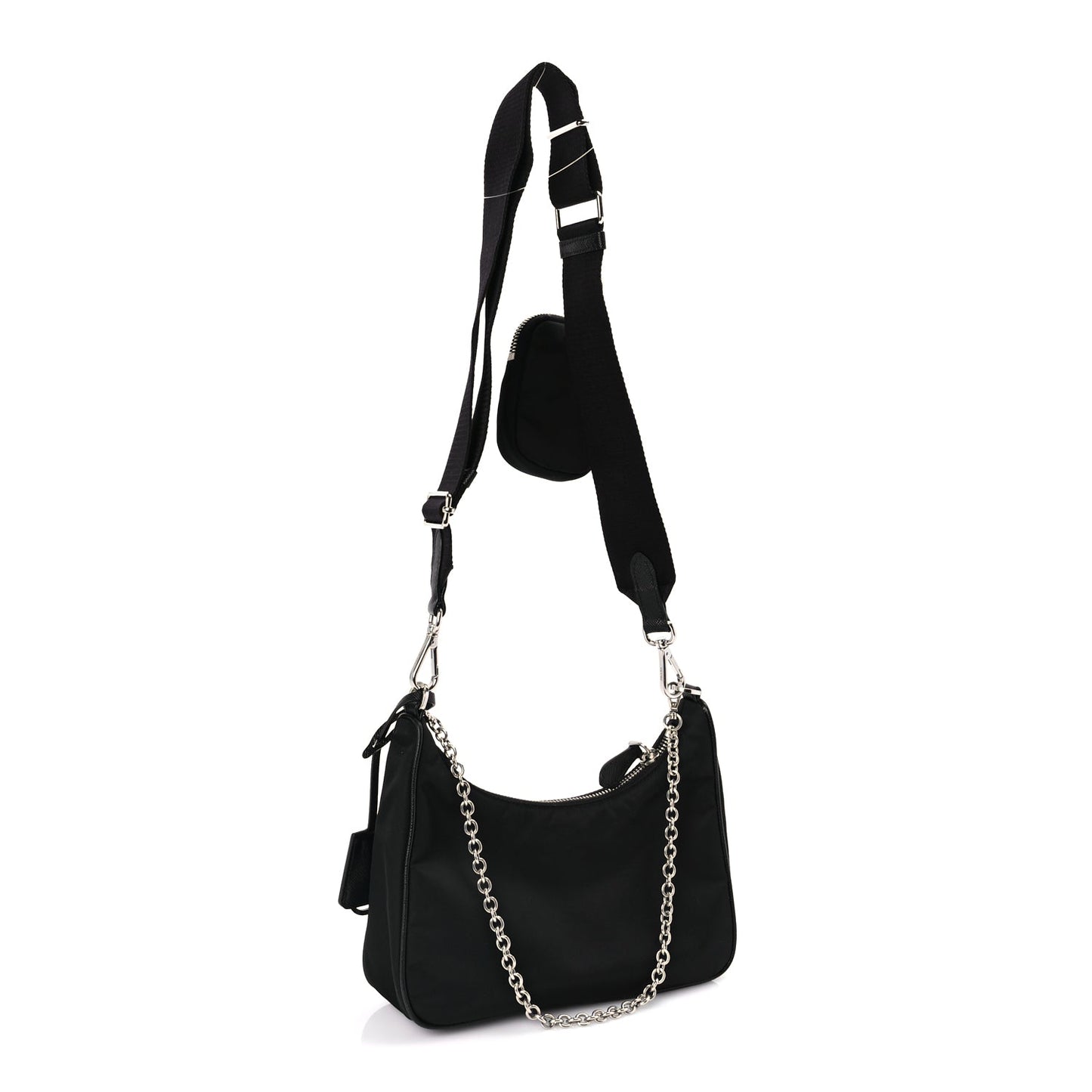 Prada Nylon Re-Edition 2005 Shoulder Bag Black